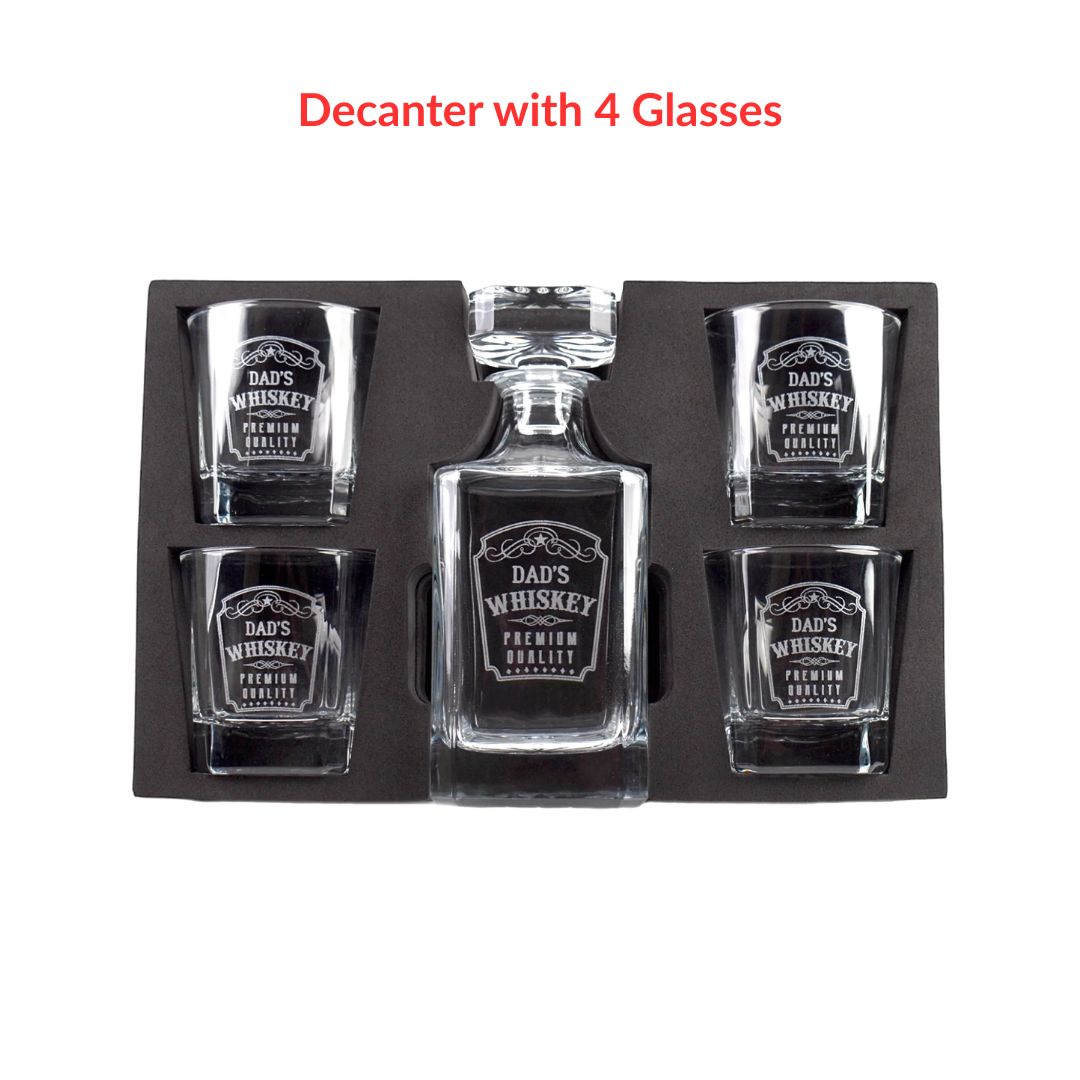 Custom Whiskey Decanter Set
