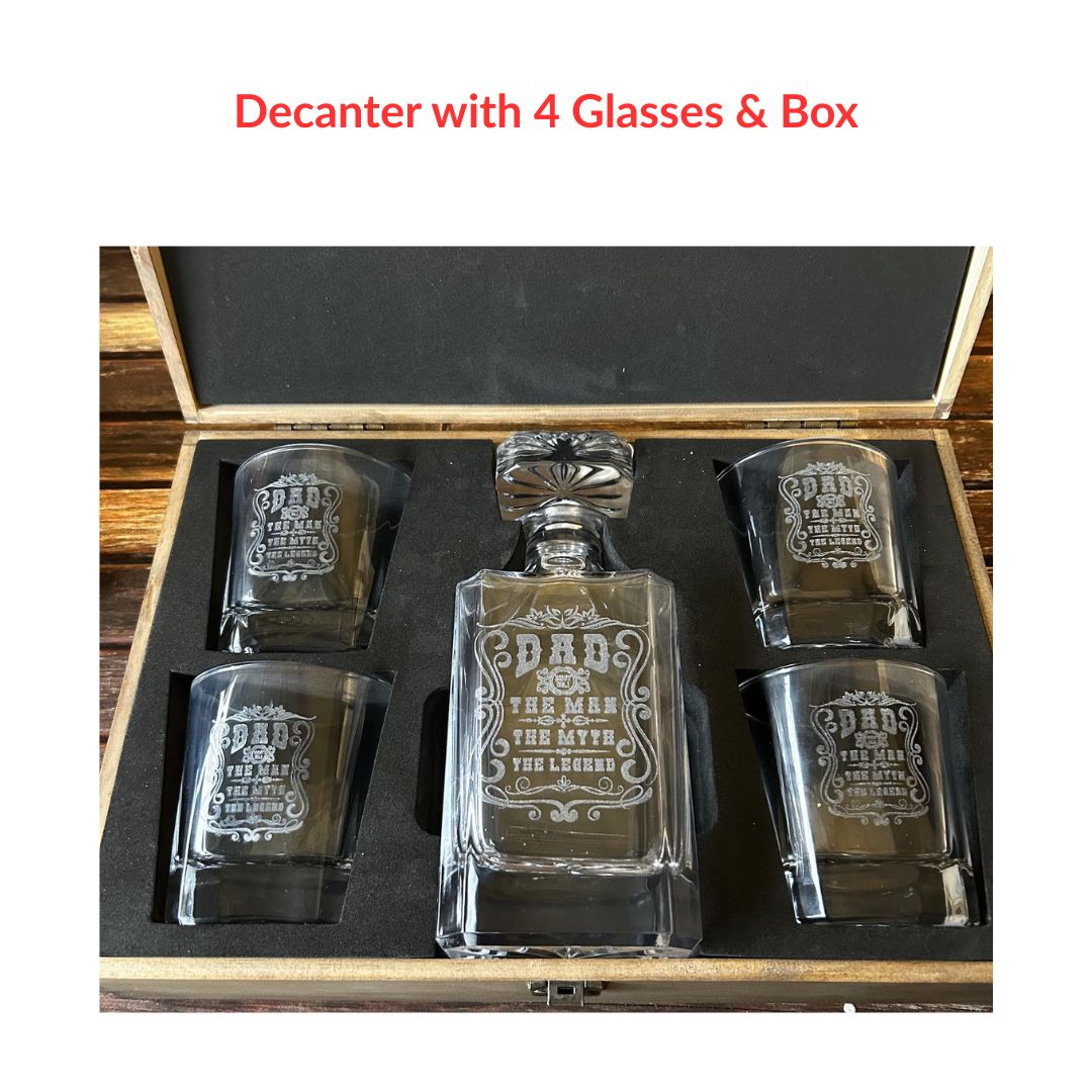 Custom Whiskey Decanter Set