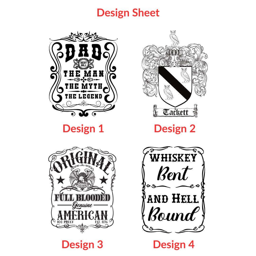 Custom Whiskey Decanter Set